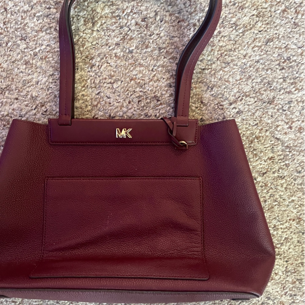 Burgundy Michael Kors purse